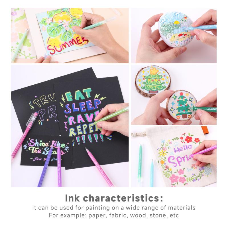 234 Colors Painting Gel Pen Set, Coloring Materials Set, Color System,252Pack Hand-Held Backpack,0.6mmNeedle Tip,Large Capacity Ink Pens,Art Supplies For Diary,Card,DIY,Coloring, Doodling