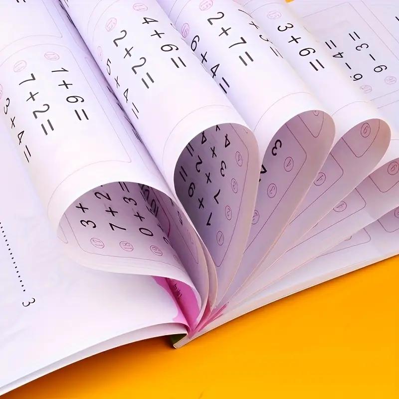 Kindergarten Math Addition Subtraction Workbook, 10-100 Number Practice Book, Early Learning Calculation Exercise Sheet