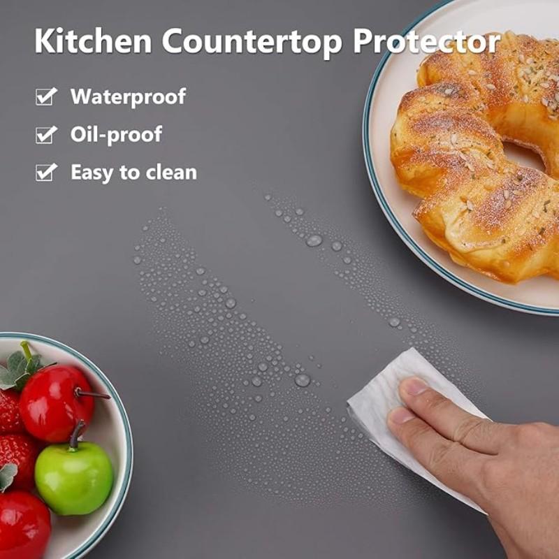 Silicone Mat Multi-Functional Table Pad, Waterproof Oil-Resistant Heatproof Kitchen Trivet, Non-Slip Dining Pad, Washable Foldable Portable