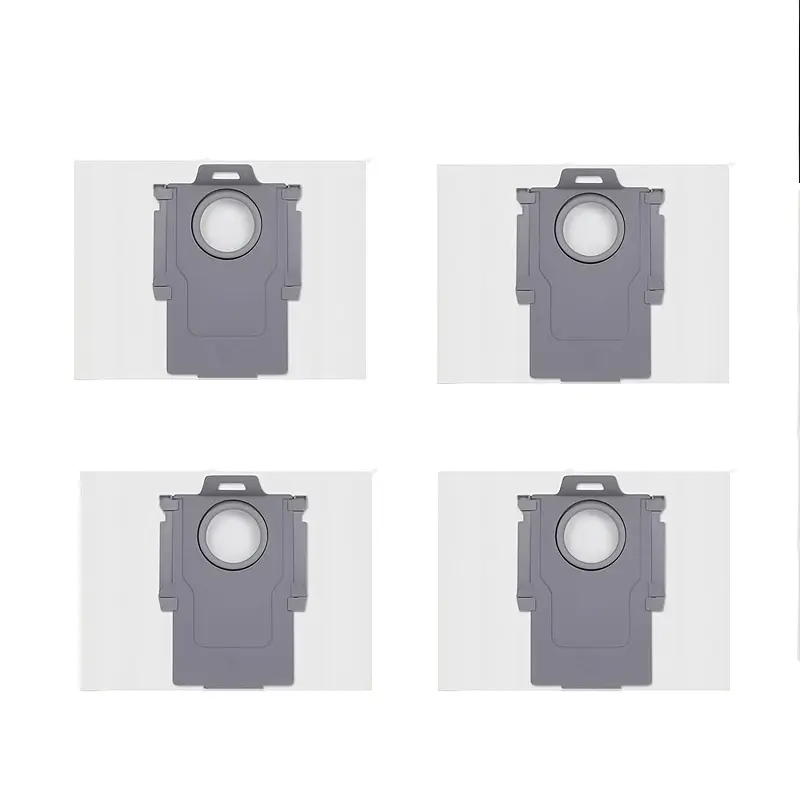 4 Replacement Dust Bags for Roborock Qrevo Qv 35a/s5v/saros 10r/20/qrevo Edge/s5a/qrevo Curvx/s/pro/plus/curv/2 Flow/s5x/s8 Maxv/qx, Vacuum Cleaner Accessories