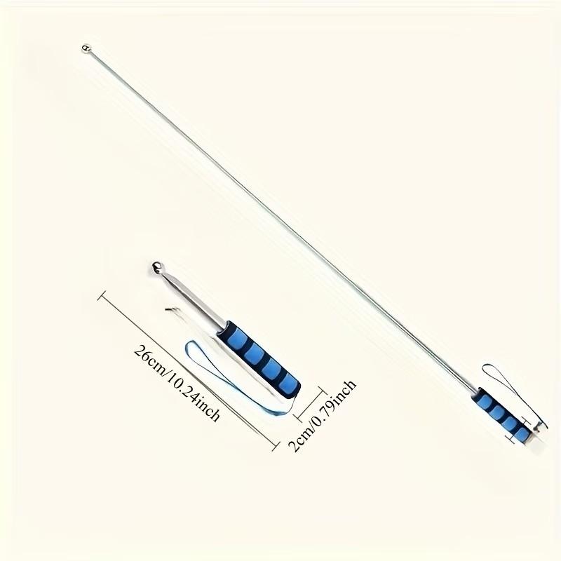 Two-Piece Durable Extendable Hammer Set, Adjustable Length, Retractable Handle, Non-Slip Grip, Ideal for Bathroom, Tile Installation, Home Renovation