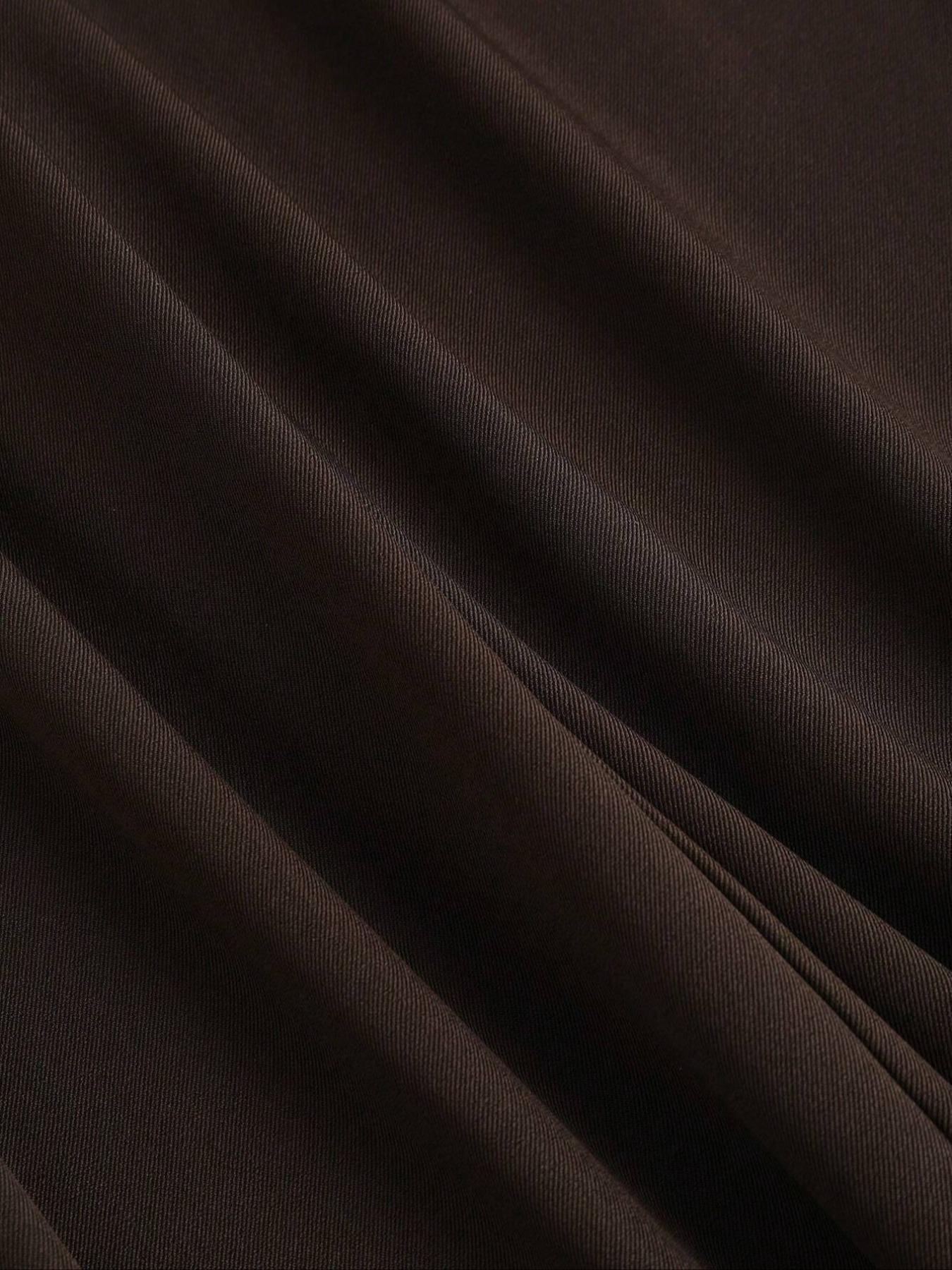 Women's Vintage Elegant Pleated Wide Leg Pants, Casual Chic Bottoms, Comfortable Fabric, All-Season Ideal Choice, Fashionable Design, High Waist