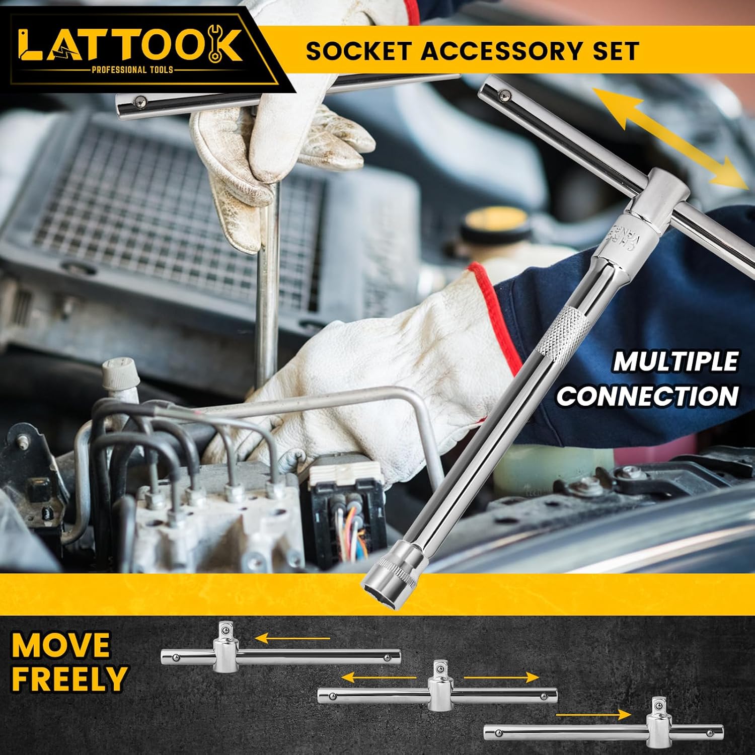 Complete Mechanics Tool Kits 53 Piece Socket Wrench Set Metric Size With Case For Automotive Repair And Craft Projects Socket Set With Extension Complete Mechanics Tool Kits 53 Piece Socket Wrench Set Metric Size With Case For Automotive Repair And Craft Projects Socket Set With Extension