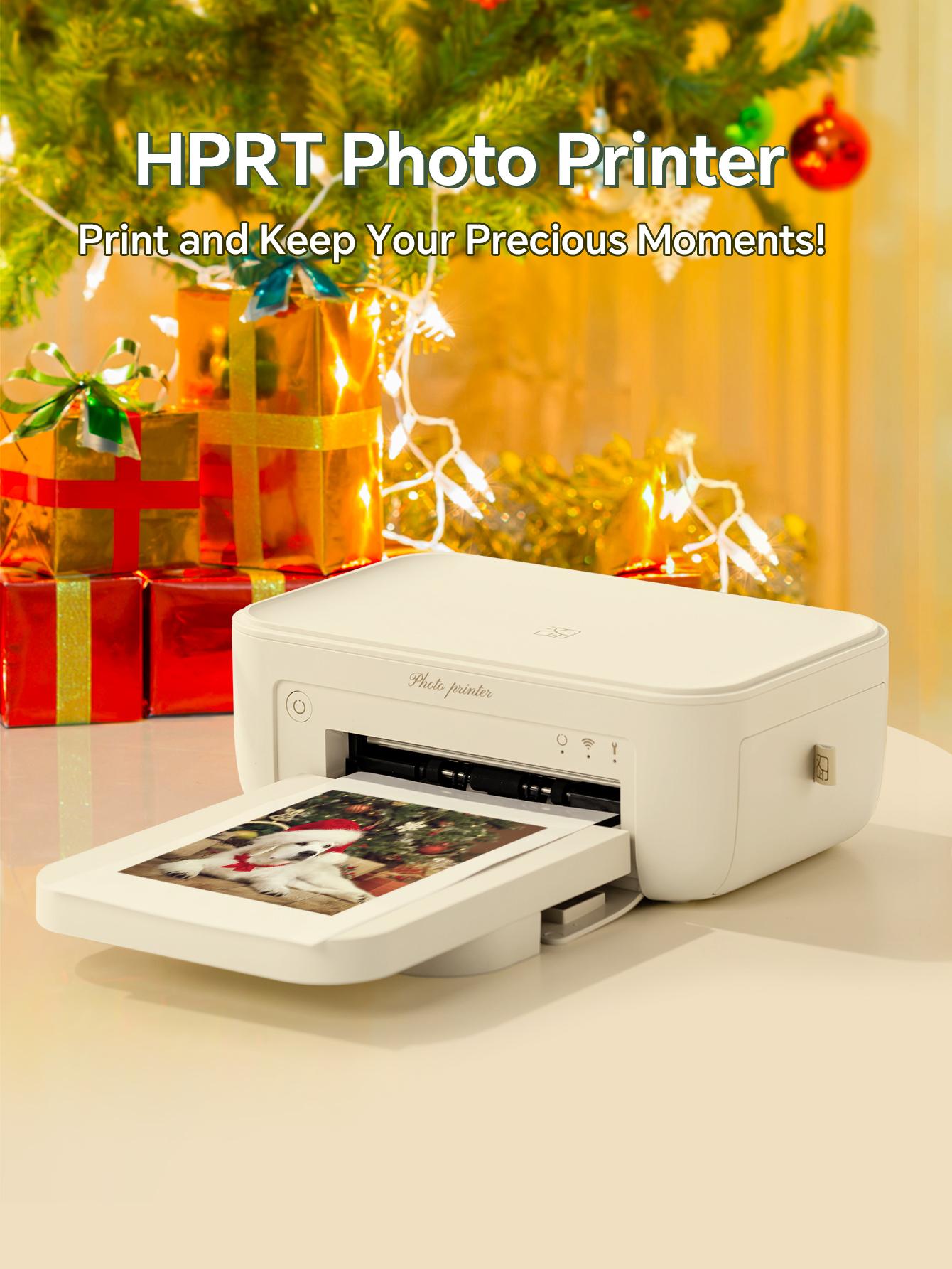 4x6 Photo Printer with 20 Sheets & 1 Ribbon, Unique Anniversary & Valentine's Day Gift, Couple Gift, GiftedInLove, Instant Picture Printer, Portable Gift for Her/Him, Romantic Gift Idea
