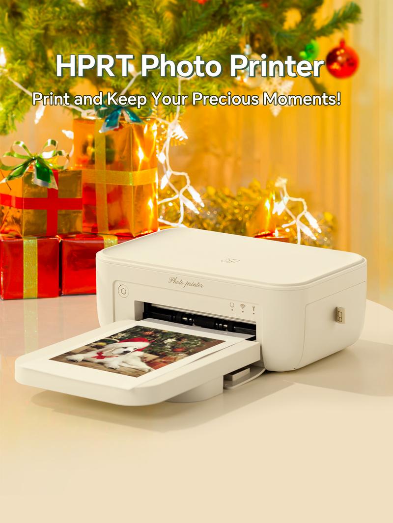 4x6 Photo Printer with 20 Sheets & 1 Ribbon, Unique Anniversary & Valentine's Day Gift, Couple Gift, GiftedInLove, Instant Picture Printer, Portable Gift for Her/Him, Romantic Gift Idea