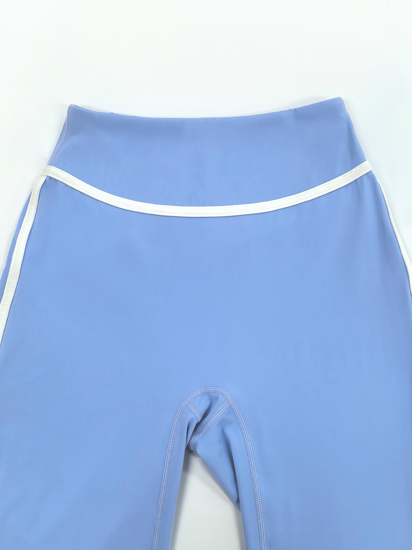 Women's Long Sleeve Crop Top & High Waist Leggings Sportswear Set, Comfy Breathable Sports Outfits for Yoga Gym Workout Running, Ladies Sportswear for All Seasons