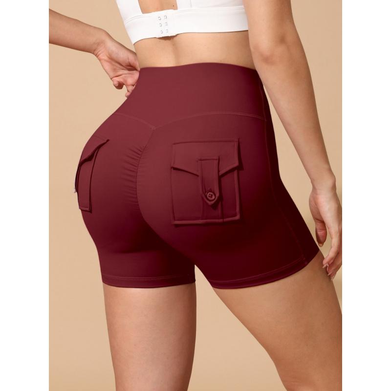 High Waist Yoga Pants with Phone Pocket| Butt Lifting Micro Flare Leggings No Chafing Workout Leggings