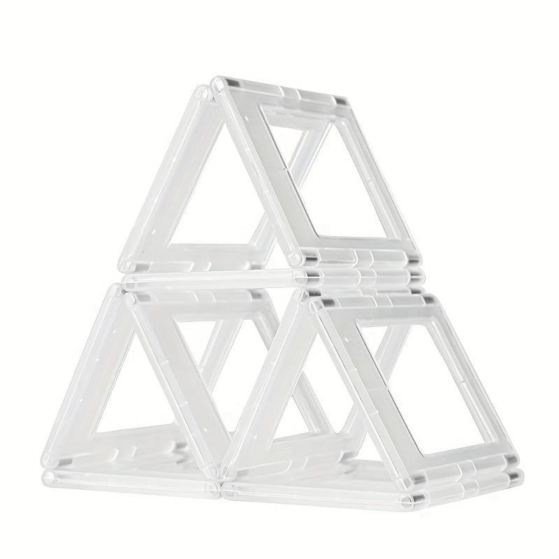 10 Magnetic Photo Frames, Mini Photos & Film Display, Classic Vertical Design, Durable, Home Memory Showcase, Photography Lovers