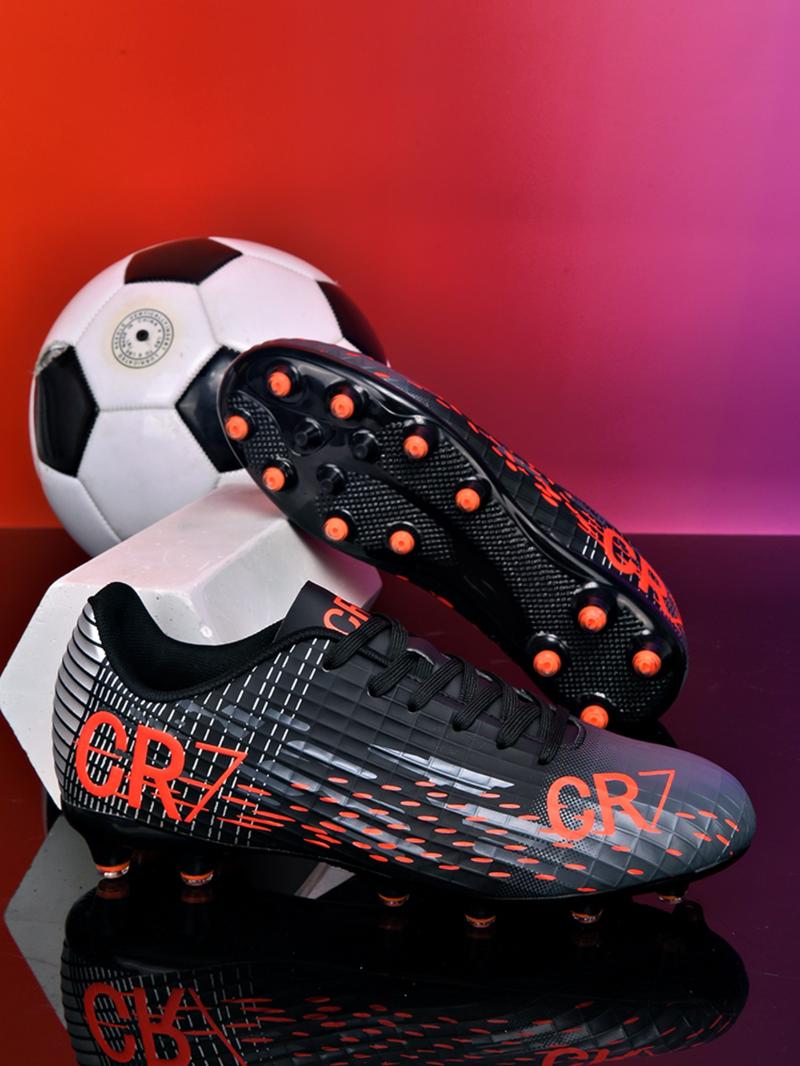 New Youth Football Shoes Recommendation, School Student Competition Training Low Top Long Studs, Durable Anti-Slip Grip, Unisex Adult, Football Field Boots