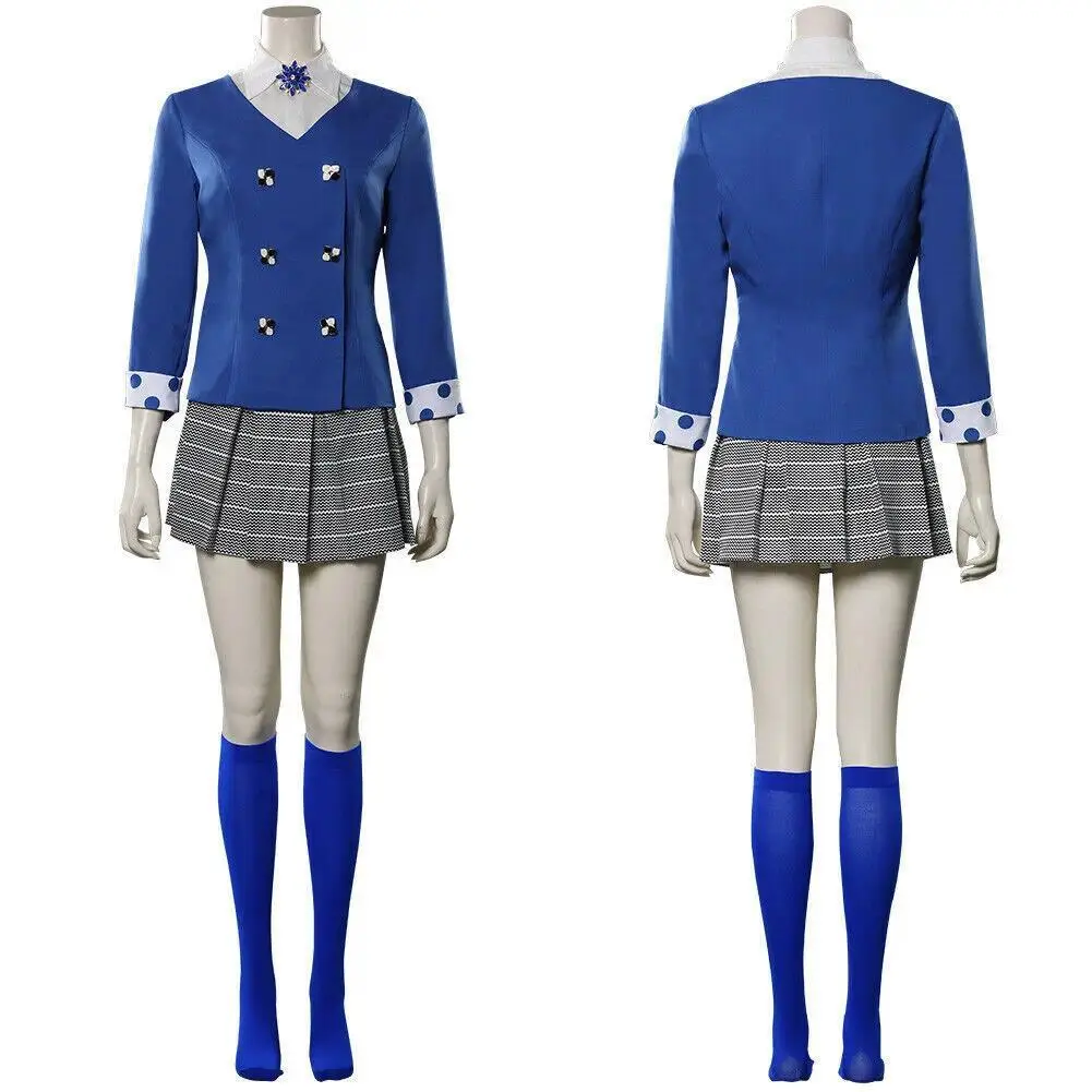 Heathers The Musical Veronica Sawyer Uniform Cosplay Costume Halloween Party Carnival Uniform Christmas Prop Role Play Costumes