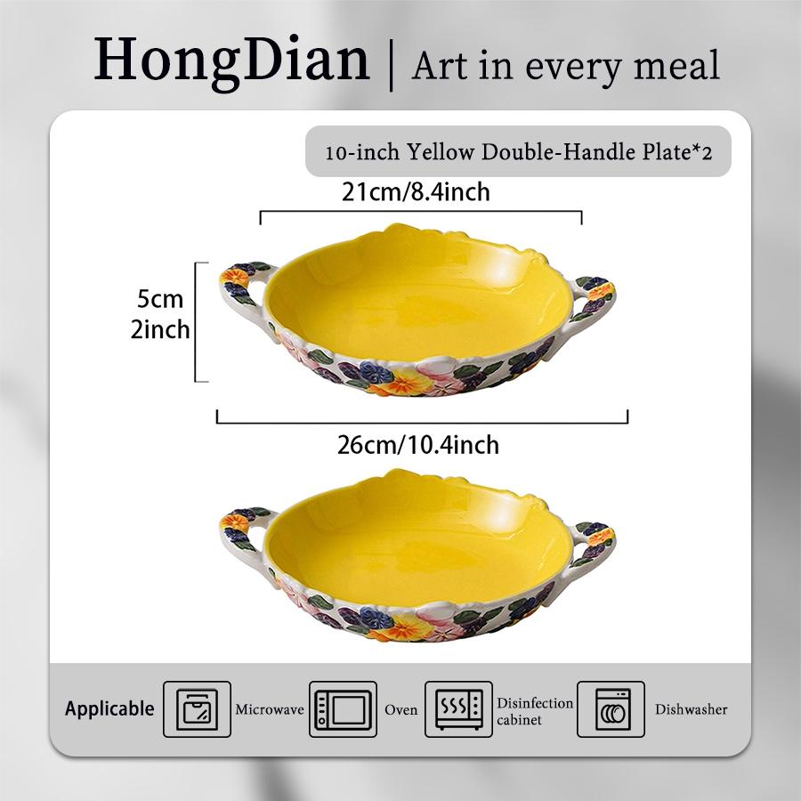 50 Fuya Life Series Ceramic Tableware Set, Farmhouse Style, Durable & Easy Clean, Ideal for Home & Gifts, Multiple Sizes Available