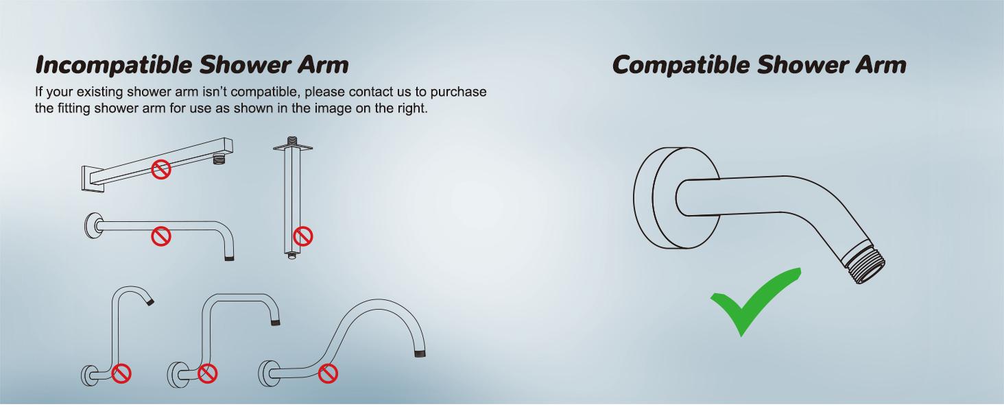 Hibbent Upgraded 5-spray 13'' Shower Head for Easy Reach, High Pressure Rainfall Showerhead Combo with 10-mode Handheld Spray, 12'' Extension Arm, 4-way Diverter, 71'' Hose, Showerhead Holder, Black