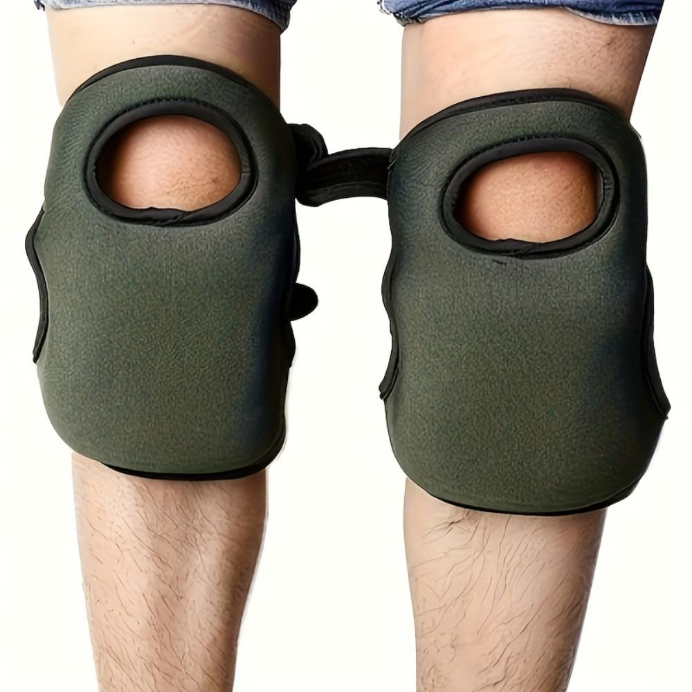 Comfortable Adjustable Gardening Knee Pads Set - Durable Non-Slip Design, Suitable for Gardening and Lawn Care
