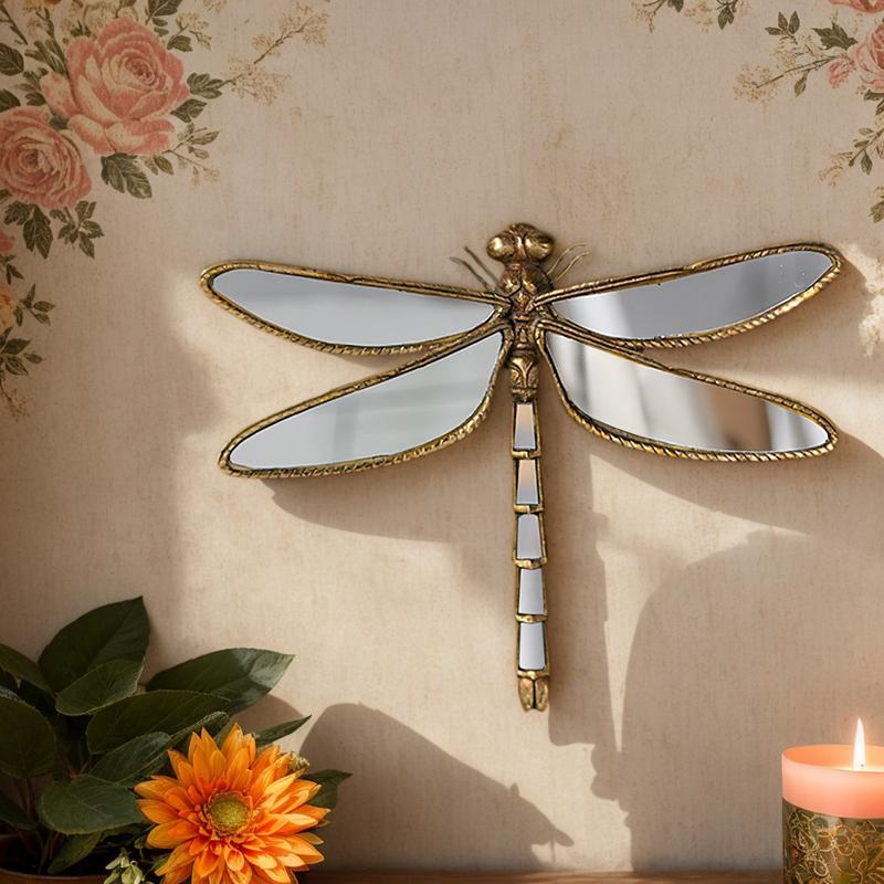 Vintage Resin Dragonfly Wall Hanging Decor, Interior Wall Decor, Creative Background Decoration for Living Room, Home Hotel Insect Museum Gift