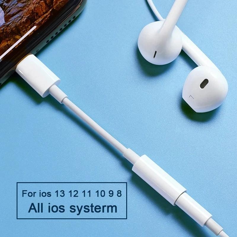 3.5mm AUX Audio Adapter for iPhone (11, 12, 12 Mini, 13, 14 PM, SE 2020, XS, XR, X, 8, 7) – iOS Lighting to Jack Audio Cable