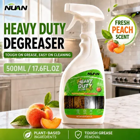 NUAN Heavy Duty Concentrated Cleaner Spray (500ml) - Household Kitchen Cleaning Product with Tough Stain Power, All-Purpose Cleaning Supplies for Indoor Stovetop, Oven & Grill Use