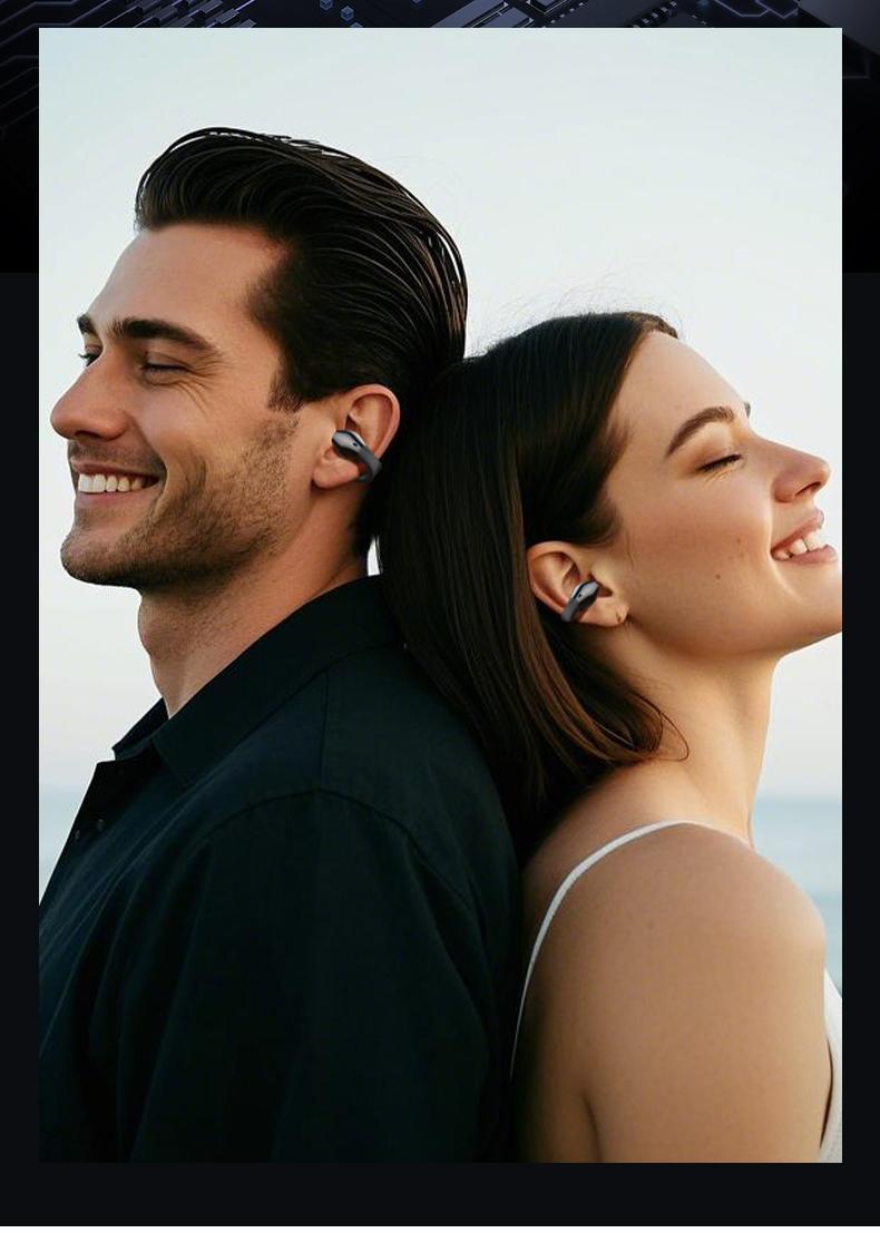 MINISO MS155 OWS Wireless Earphones Bluetooth 5.3 ENC Headphones HiFi Sound Long Playtime Earbuds Waterproof Open Ear Headsets Electronic Audio& Video