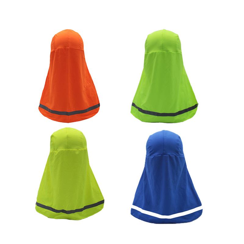 Adjustable Foldable Outdoor Quick-Dry Reflective Mesh Visor Sports & Outdoor Hat - Breathable Mesh Vent, Sunshade Shawl, Long Tail Neck Design for Summer Cycling, High-Temperature Use, Mesh Visor Sports & Outdoor Hats, Sun Protection