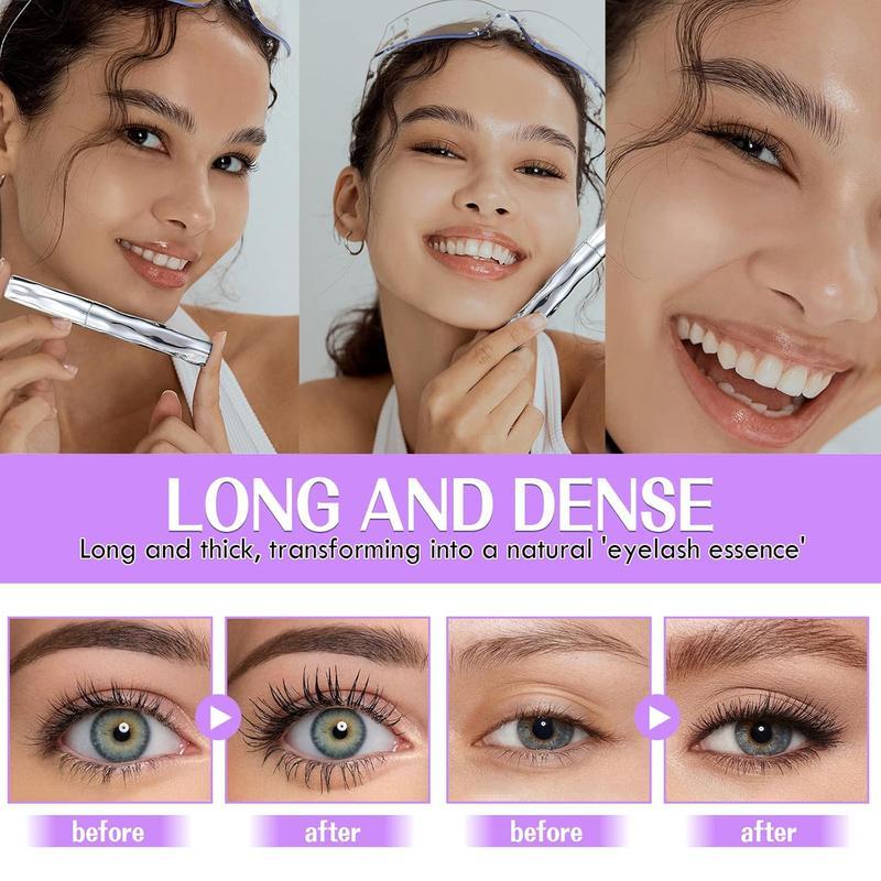 Eyelash Primer, Tubular Eyelash Primer, WaterproofLongCurling Mascara,Natural And Non-Smudged,ThreadedLong-Lasting CurlingMascara