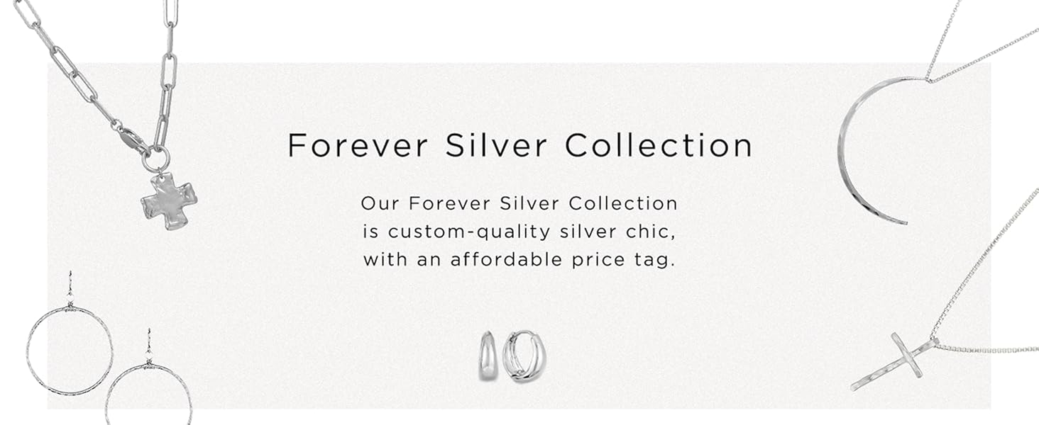 Michelle The Original Chunky Cross Chain Necklace for Women – Premium Waterproof, Tarnish-Free, Gold & Silver PVD Coated Jewelry – Hypoallergenic – Perfect for Beach, Weddings, Gifts