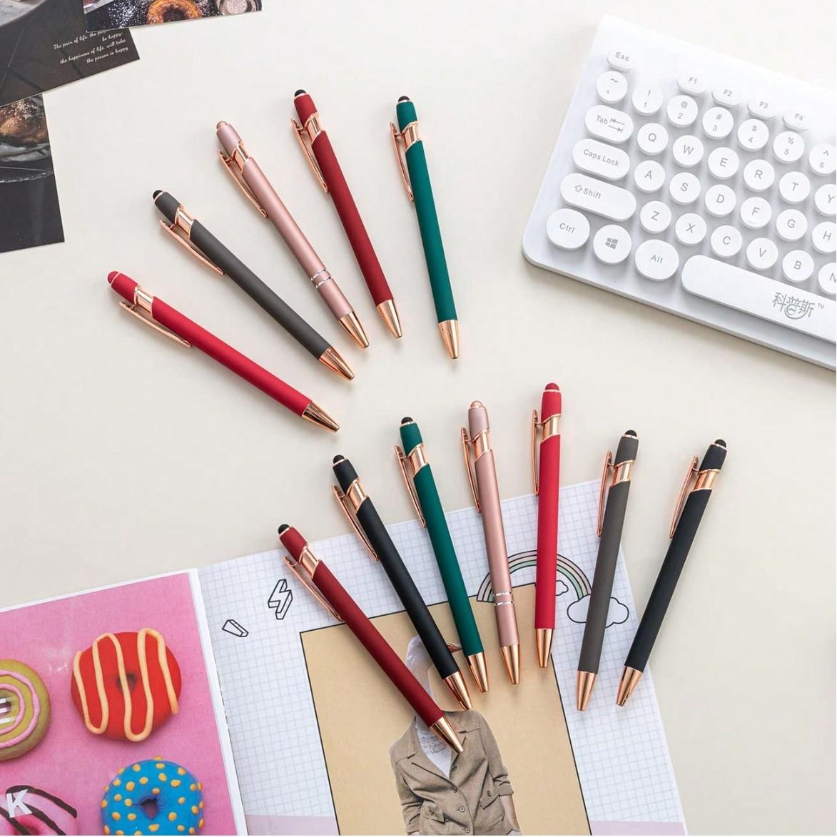 10pcs Bible Verse Ballpoint Pens With Stylus Tip Ink Retractable Writing Pen Religious Gift Ideas Back to School Supplies, Suitable for Bible Study and Daily Use Stationery Pen for School Office 10pcs Bible Verse Ballpoint Pens With Stylus Tip Ink Retractable Writing Pen Religious Gift Ideas Back to School Supplies, Suitable for Bible Study and Daily Use Stationery Pen for School Office