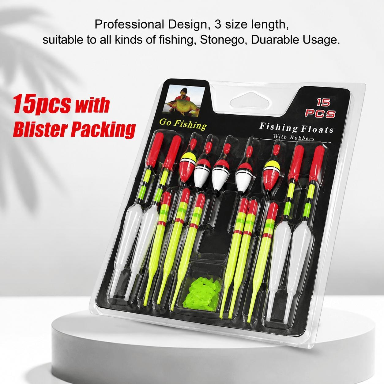 Upgrade Your Gear: High-Sensitivity Adjustable Depth Slip Bobber Kit with Assorted Bobbers, Soft Baits & Sinkers, Fresh & Saltwater, Boat & Rock Fishing.