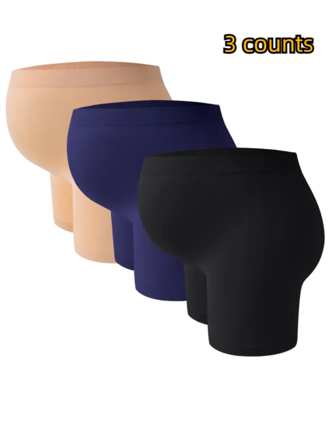 Maternity Plain High Waist Maternity Boyshorts, Comfortable Over the Belly Pregnancy Knickers, Maternity Panty for All Seasons, Belly Pregnancy Underwear, Maternity Clothes