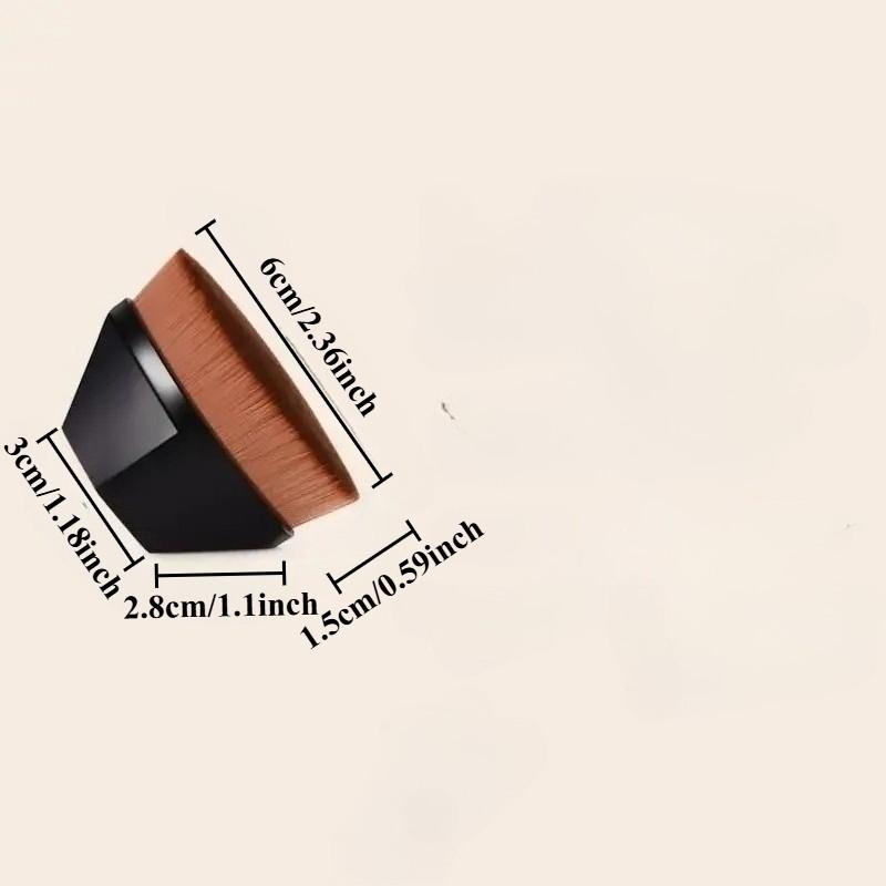 New Magic Invisible Foundation Brush, High Density Fiber Bristles, Soft and Powder-Resistant, Bb Cream Liquid Makeup Tool