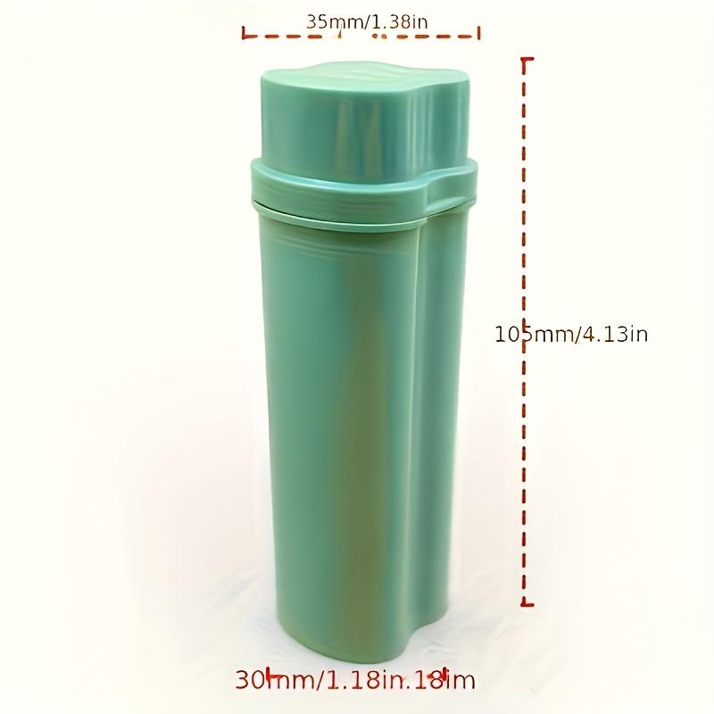 Portable Flip-Top Pre-Rolled Cone Storage Box, Compact Cylinder Design, Durable Plastic Bag, Ideal for Travel, Camping, Home Use