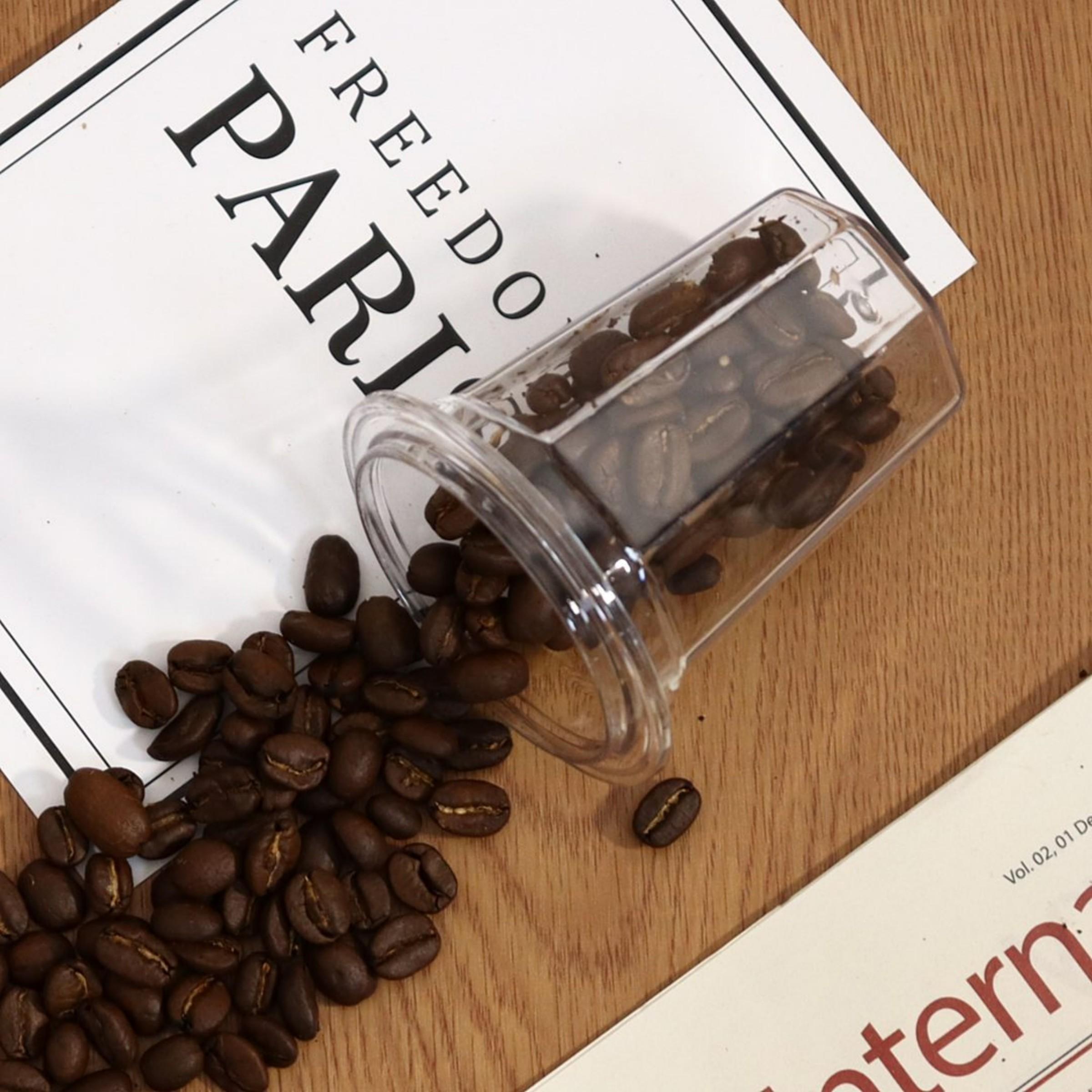 1pc 58mm Dosing Cup Espresso Coffee Dosing Cup Compatible with 58mm Portafilters Plastic Espresso Dosing Cup Coffee Machine Accessories, Transparent