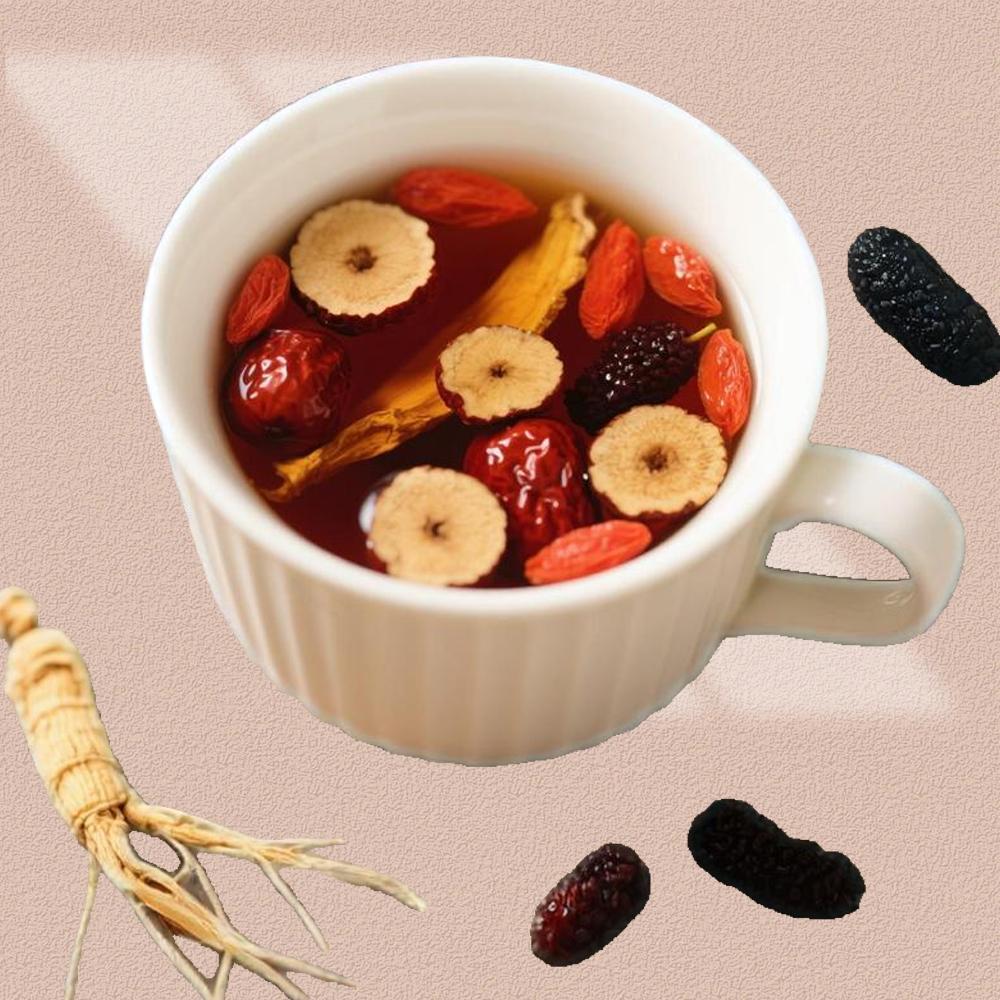 Organic Kidney Support Tea with Ginseng, Six Treasures Herbal Cleansing Tea for Adults, Christmas Gift & Friend Share, Natural Alkaline TikTokShopFind