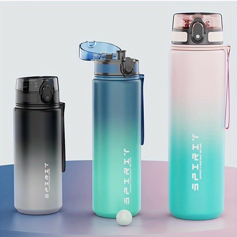 Sport Water Bottle for Men Women Students Fitness Gradient Color High Capacity Leakproof Water Bottles BPA Free Portable Drinkware Travel Gym Teacup