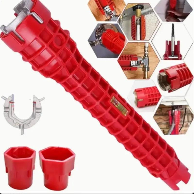 8-In-1 Basin Nut Wrench, Faucet and Sink Installation Tool, Multi-Functional Wrench, Essential Plumbing Tool, Easy-To-Use Design