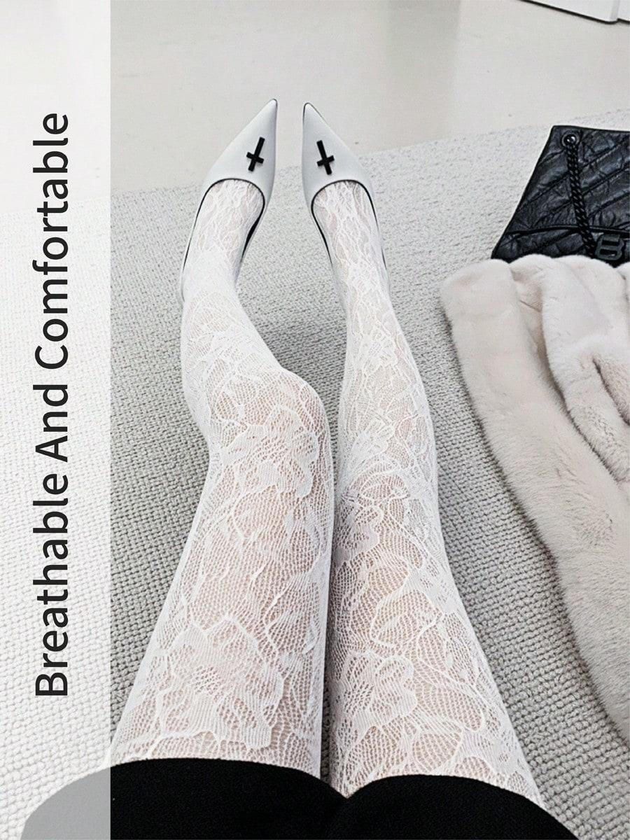 2 Pairs Women's Unique Net Socks, Thin Stockings, Perfect for Daily Wear, Various Parties and Holidays