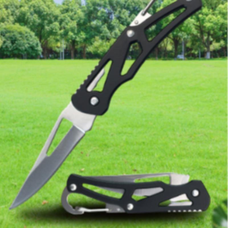 Mini Folding Knife Keychain, Portable Stainless Steel Multi-Function Tool, EDC Multi Tools, High Hardness Sharp Camping Survival Knife Gift for Men, Outdoor Multifunctional Tools
