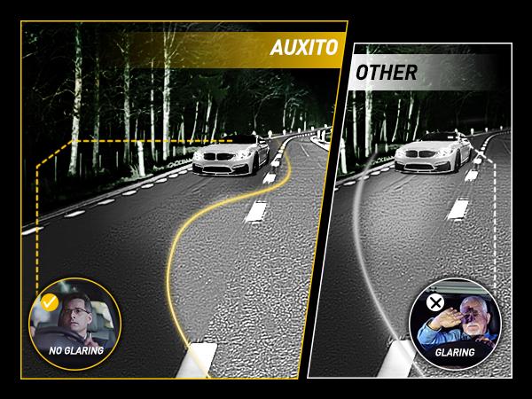 AUXITO 9003 LED Bulb H4 Bulbs, 44000LM Brighter Ultra-Bright, Plug N Play, Long Lifespan, No Flicker, 99% Compatibility, 2PCS AUXITO 9003 LED Bulb H4 Bulbs, 44000LM Brighter Ultra-Bright, Plug N Play, Long Lifespan, No Flicker, 99% Compatibility, 2PCS