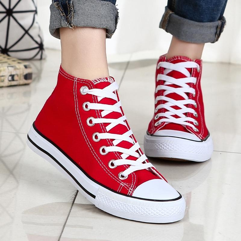 Unisex High Top Canvas Shoes, Classic Design, Versatile All-Season Footwear, Suitable for Various Occasions, Comfortable and Stylish