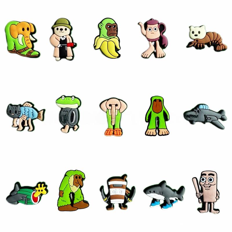 Italian Brainrot Meme Shoe Charms for Crocs Tralalero Tralala Funny Shoe Charms Fun CLogs Decorations for Fans