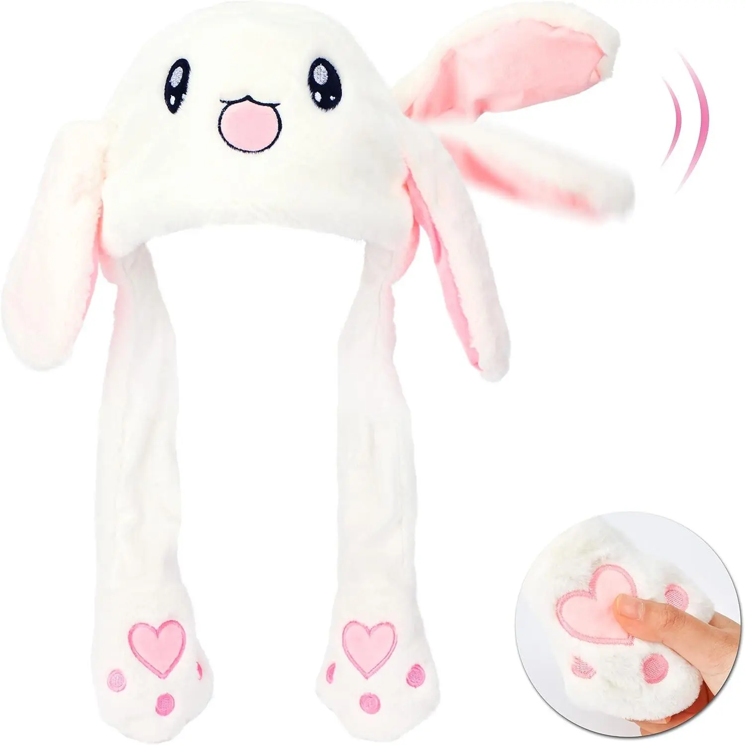 Animal Hat with Moving Ears Funny Pop up Crazy Silly Hat, 22''
