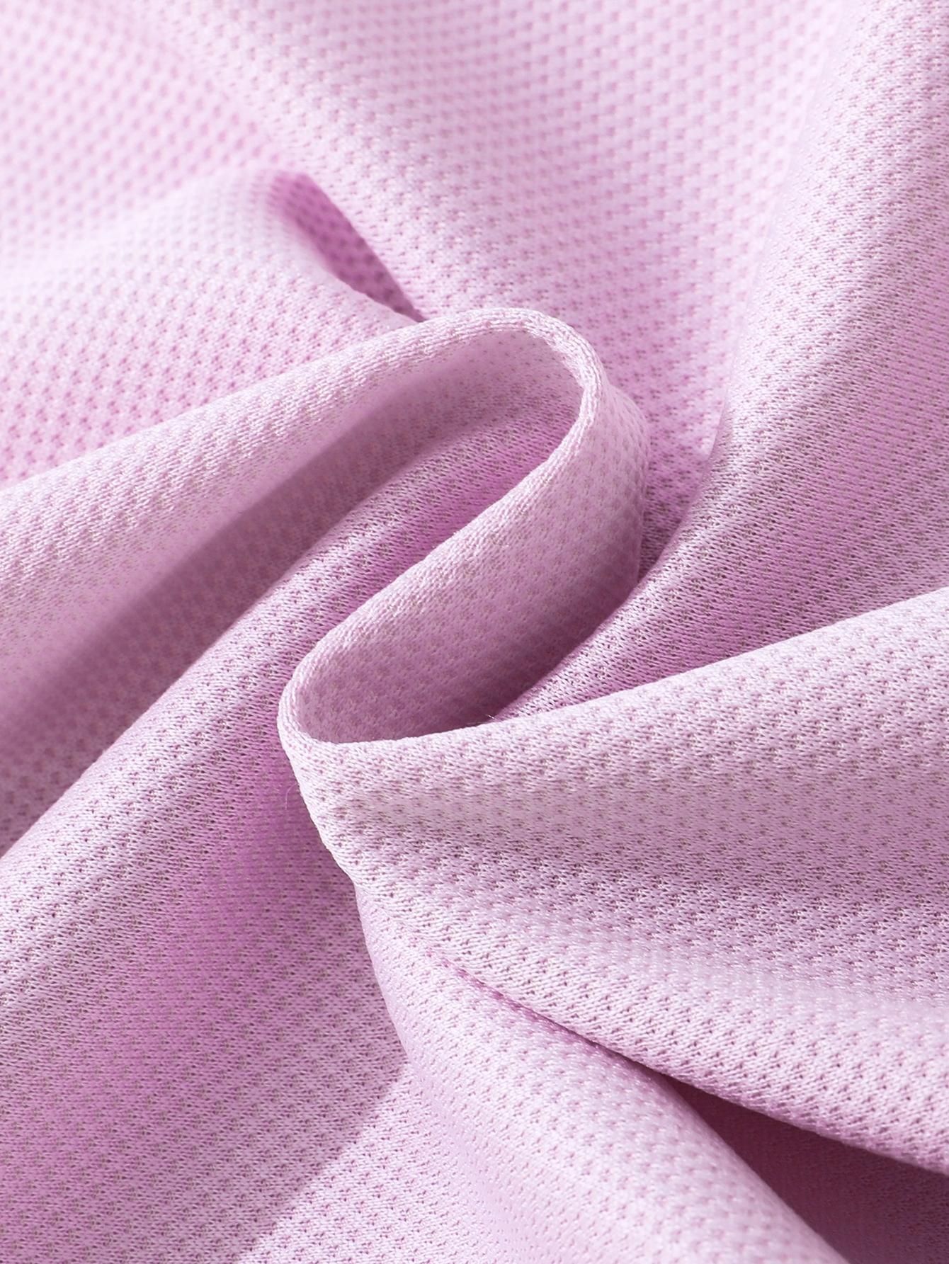 Two-piece set for girls in summer tennis and badminton T-shirt and skirt combination, round neck with contrasting trim short sleeves  high-waisted short skirt, casual two-piece single set, T-shirt with cartoon iron-on pattern paired with summer half skirt