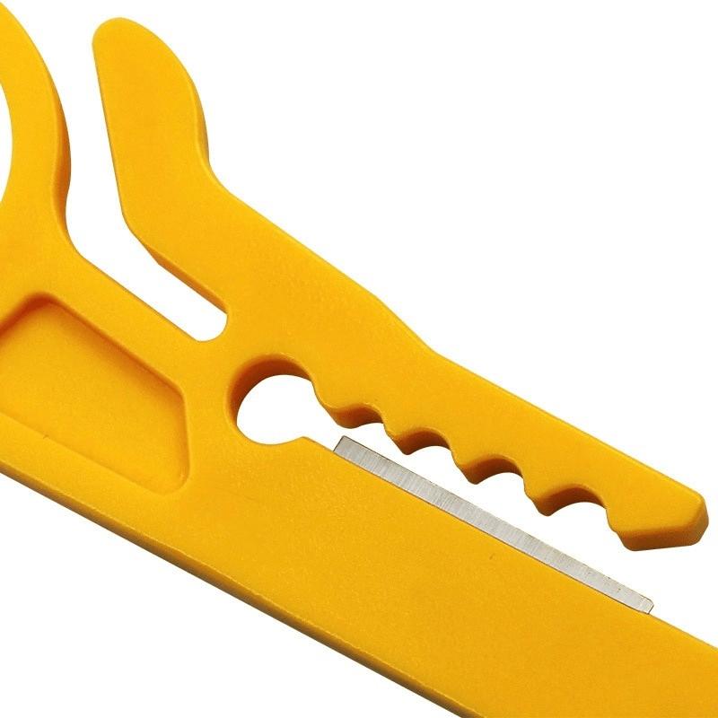 2PCS Small yellow knife wire cutter, wire stripping pliers, wire cutting tool, simple wire stripping knife, wire and network cable crimping pliers