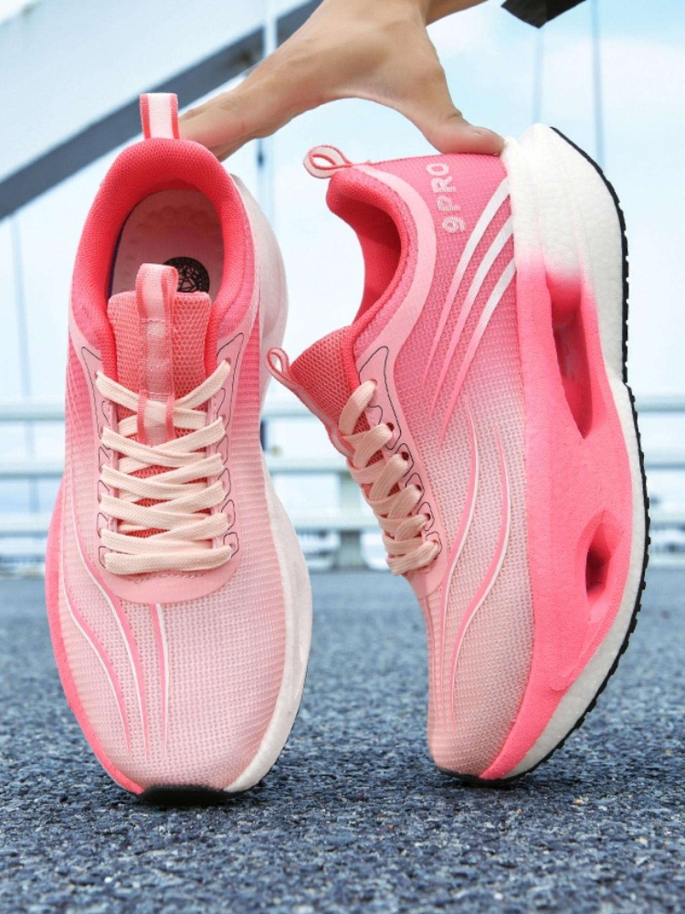 Unisex Breathable Mesh Running Shoes: Supportive Wrap Design, Sporty & Outdoor Training Shoes