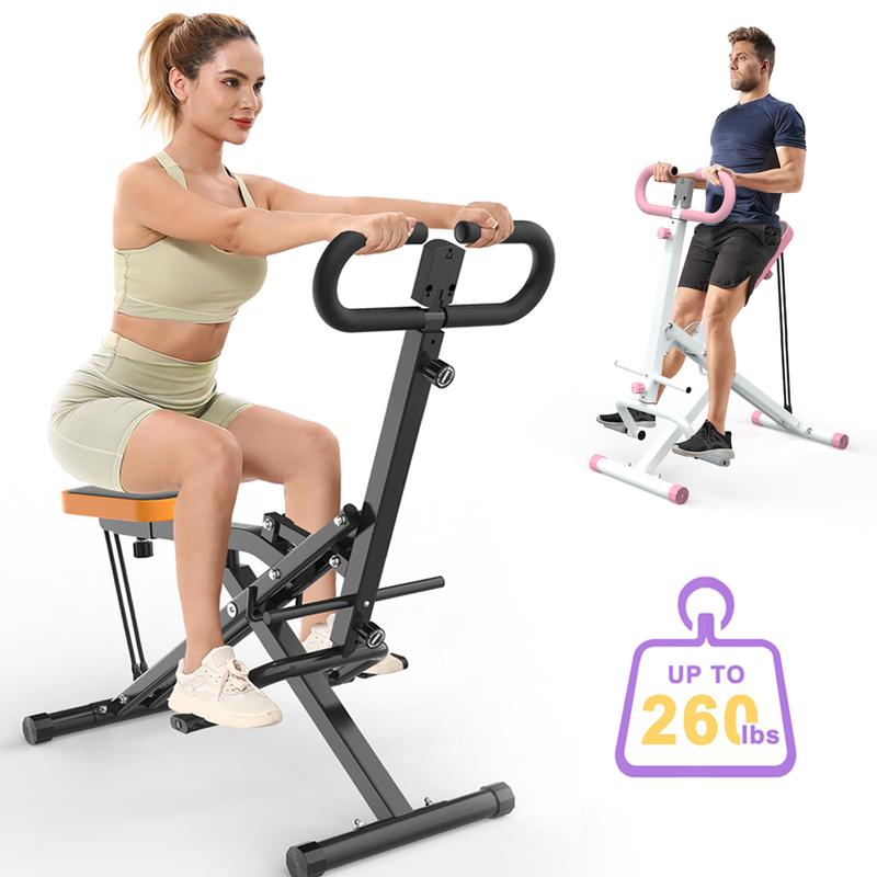 【KINMAC】260lbs Squat Machine Full-Body Exercise for Home - Assist Trainer for Glutes Workout Foldable with Resistance Bands, for Botty Glutes Butt Thighs, Ab Back/Leg Press Hip Thrust for Home Gym Fitness 【KINMAC】260lbs Squat Machine Full-Body Exercise for Home - Assist Trainer for Glutes Workout Foldable with Resistance Bands, for Botty Glutes Butt Thighs, Ab Back/Leg Press Hip Thrust for Home Gym Fitness