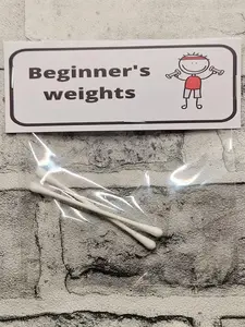 1set Fun Beginner Dumbbell Set—Beginners Weights, A Joke Gift,  Prank Gift, Lightweight Gift, Gift for Him, Birthday Gifts, Gag Gift, Stocking Filler, Joke Gift, Funny Novelty, Valentines Gift