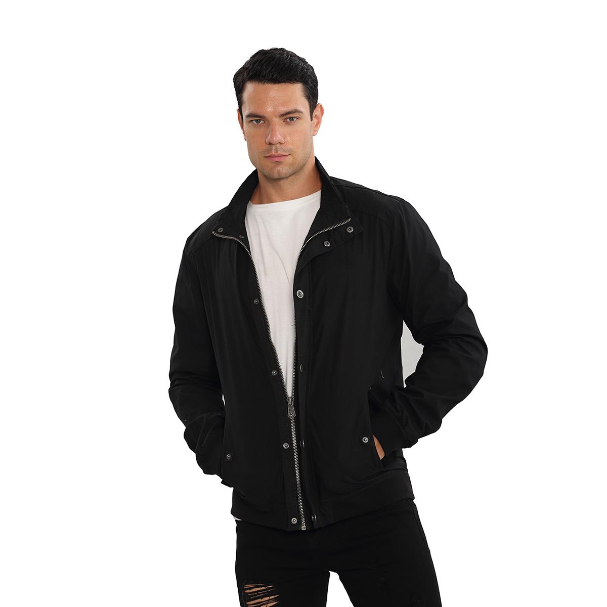 Men's Lightweight Windbreaker Jackets Outdoor Drawstring Hooded Pocket Raincoat Jacket