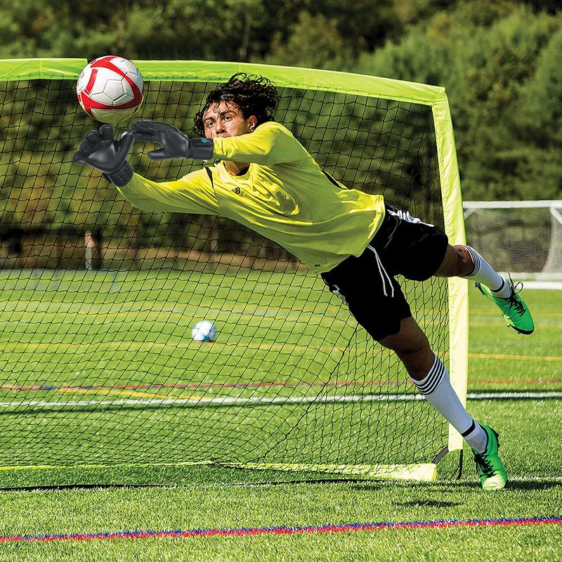 Goalkeeper Goalie Soccer Gloves Extreme Strong Control and Grip with Finger Protection High Performance Pro-Level Goalie Glove Anti-Slip Latex Palm Breathable Comfortable for Kids Youth Adult