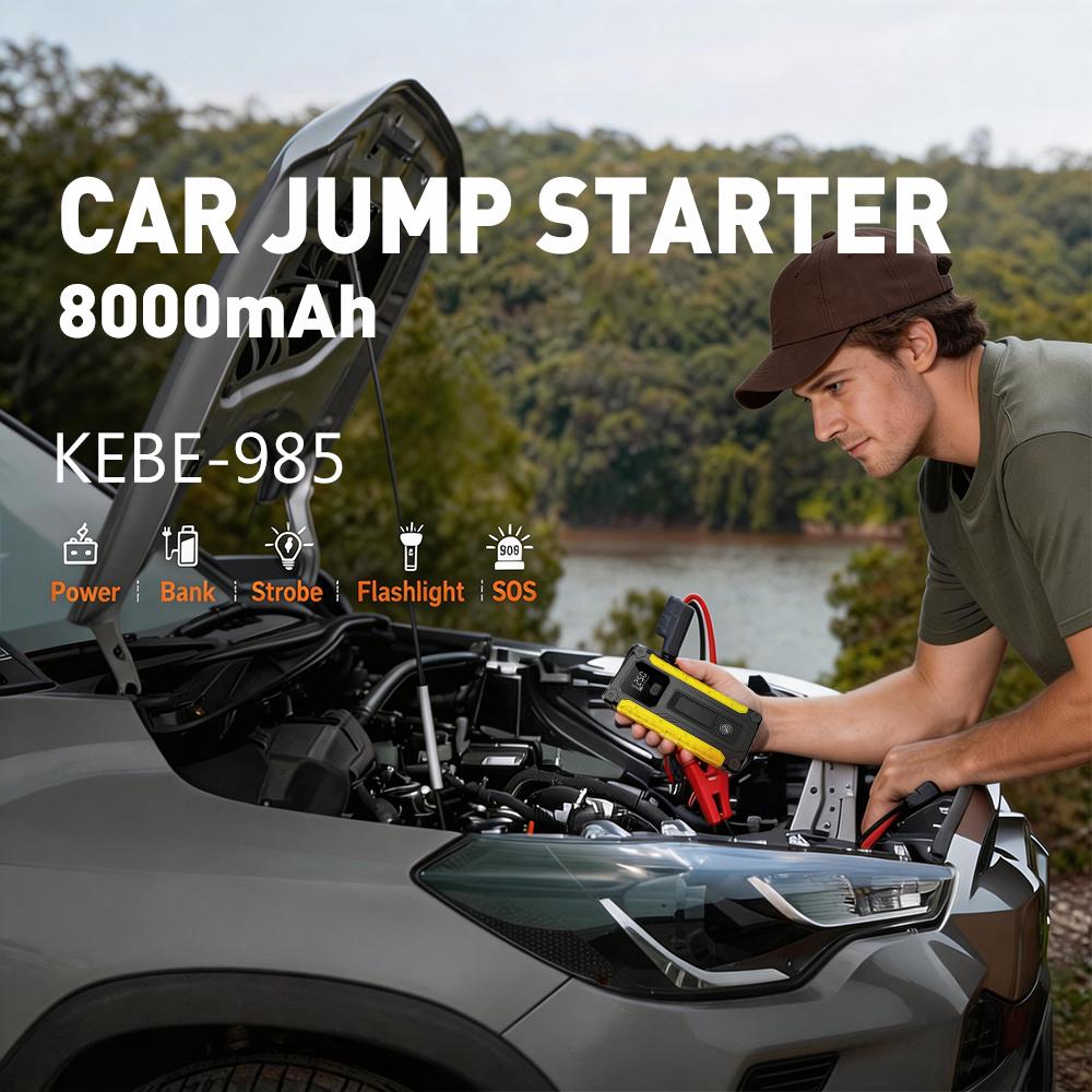 Best for Conversions: "Never Get Stranded Again!  10000mAh Portable Jump Starter—A Must-Have for Every Car Owner! ️"