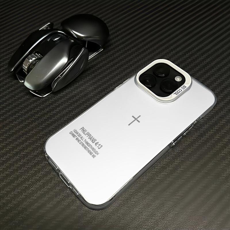 The Holy Cross Pattern Case Fashion Laser Craft Phone Case for iPhone 17 16 15 14 13 12 11 Samsung Galaxy S25 S24 S23 S22 Anti-Drop Protection