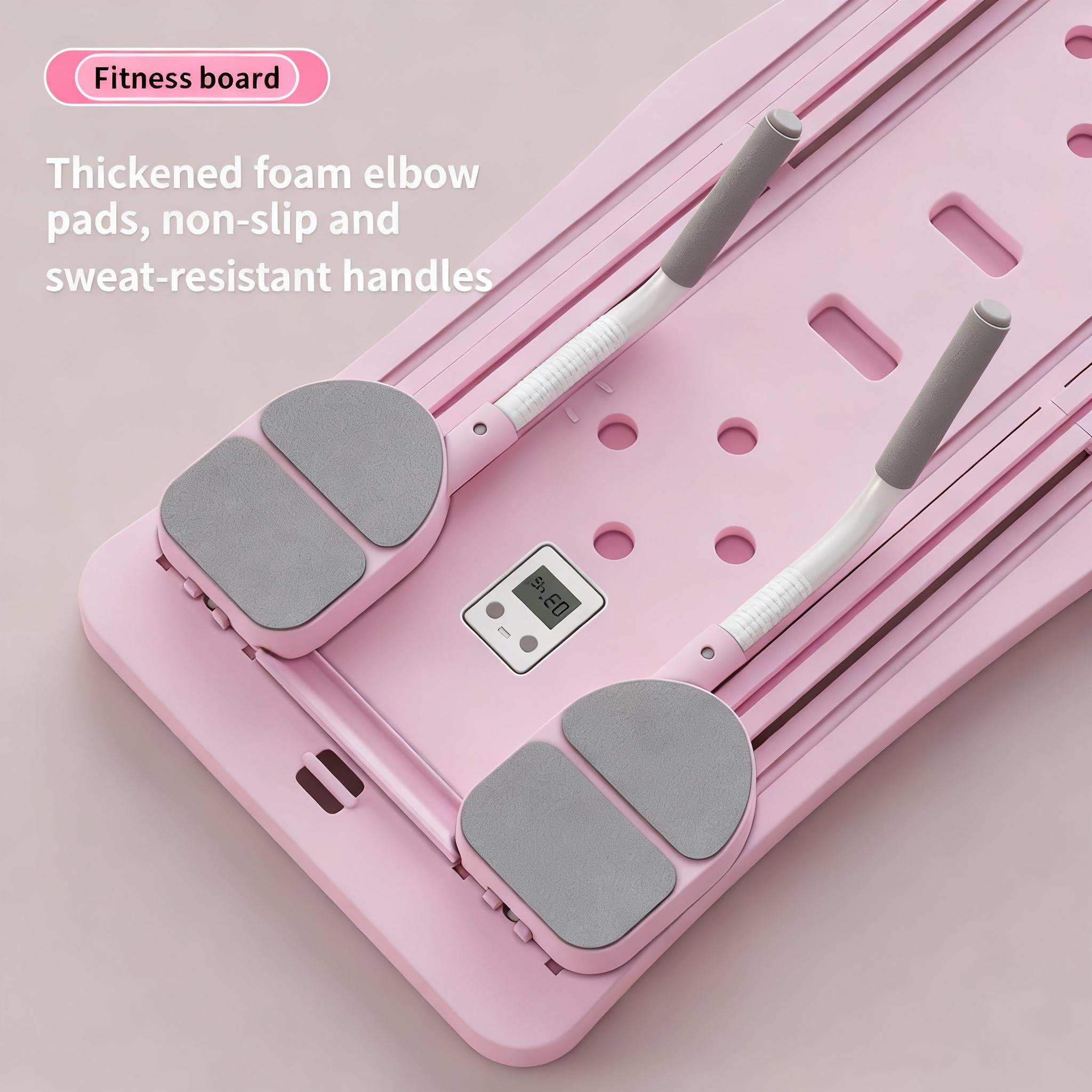 Multi-Purpose Foldable Pilates Reformer Set, Portable 4 in 1 Pilates Sliding Board for Home Fitness
