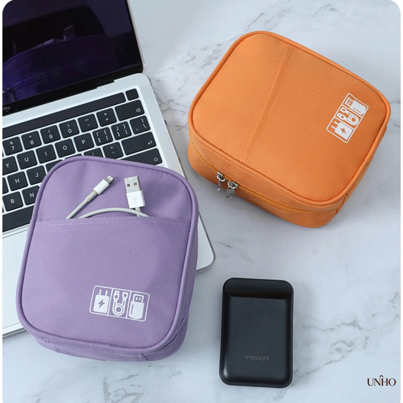 Multifunctional Digital Storage Bag, Travel Portable Organizer For Data Cables, Earphones, Power Banks And Power Cords, Lightweight Protective Pouch For Electronic Gadgets